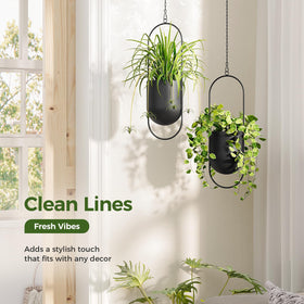 Bamworld wall-mount capable planter adds greenery to walls.