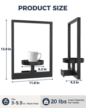 Bamworld indoor-outdoor plant hanger offers durable versatility.