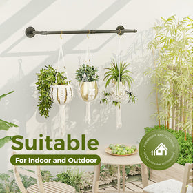 Bamworld indoor planter rod decor suits kitchens and living areas.