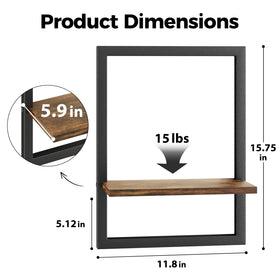 Bamworld MDF board and black frame mood-enhancing home accent.