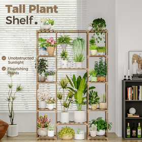 Bamworld plant stand middle hanging section for tall or trailing plants