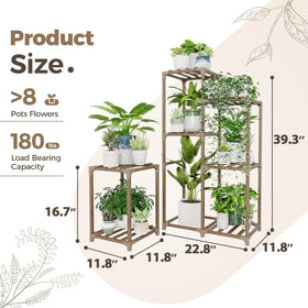 Bamworld multi-functional plant display adapts to living rooms, balconies.