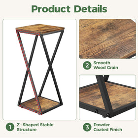 Bamworld multi-use plant holder doubles as a side table.