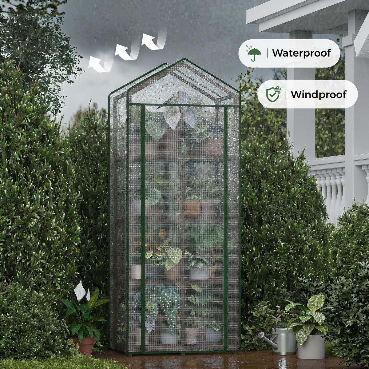 Bamworld ideal for patios and balconies to extend the growing season.