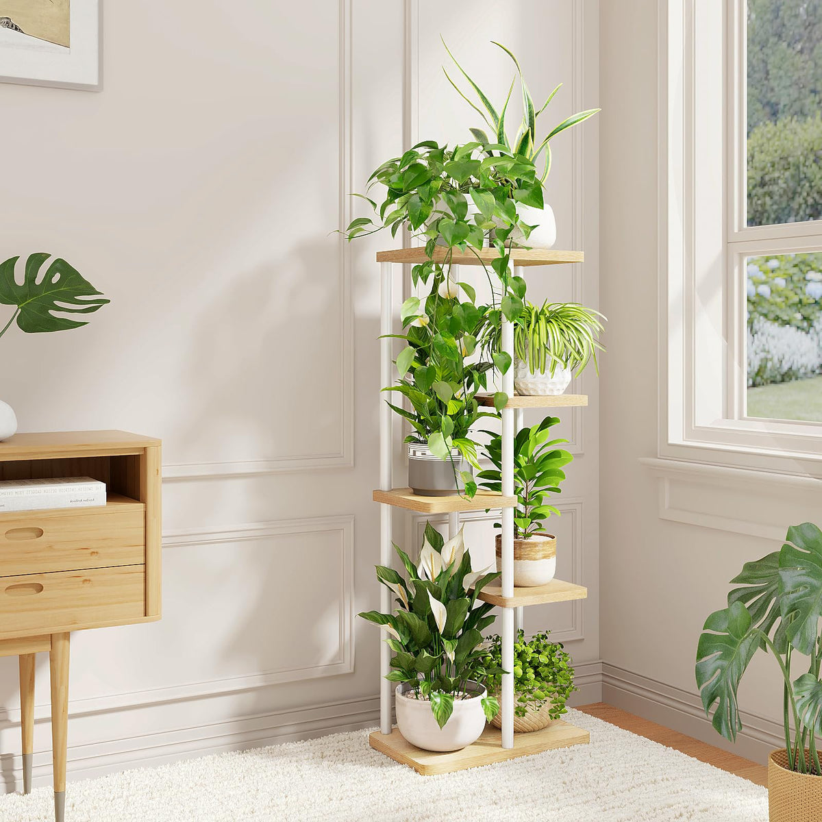Bamworld ideal for patio and balcony plant displays.