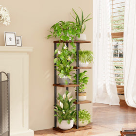 Bamworld patio indoor plant display brings color to balconies and sunrooms.