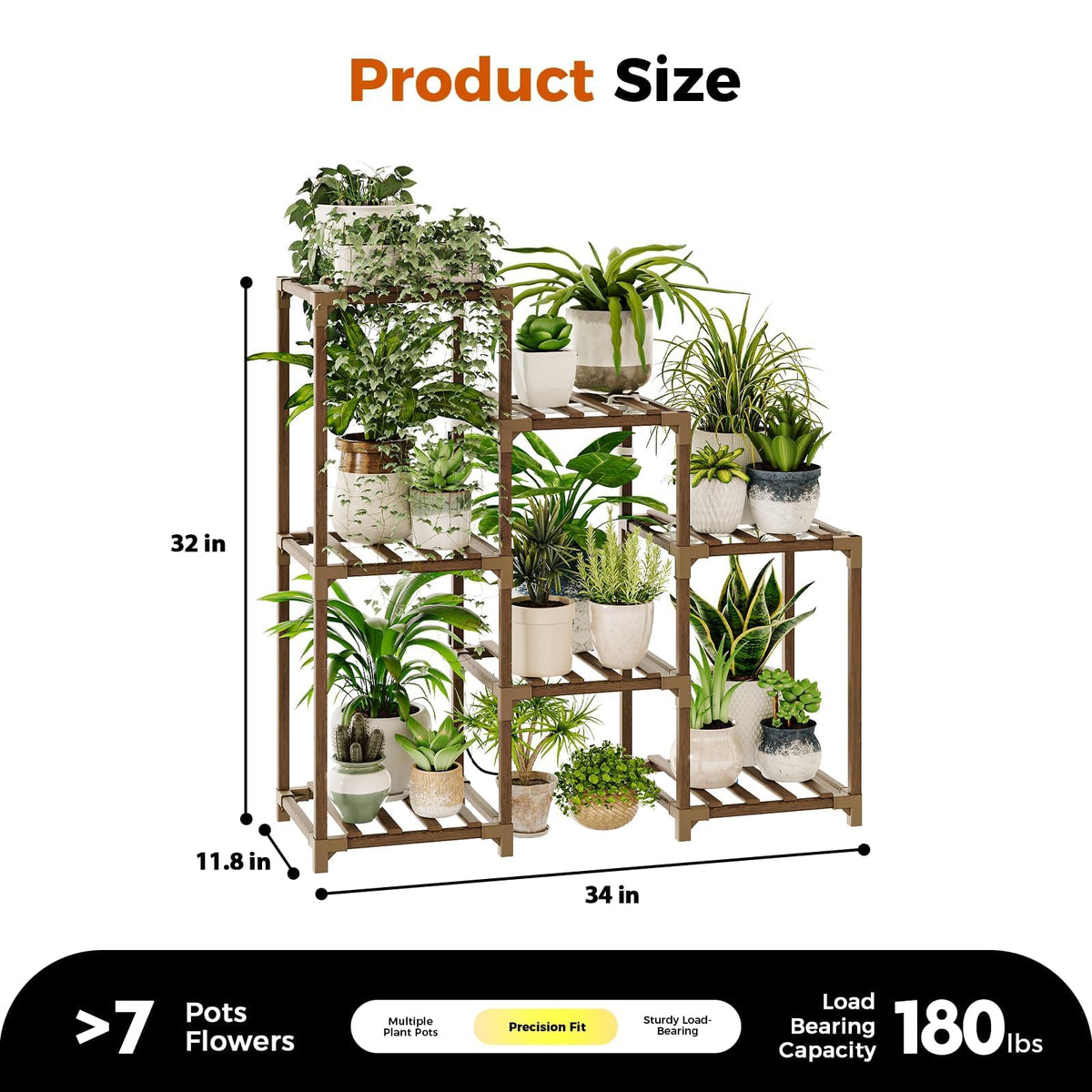 Bamworld plant stand easy screw-free installation for quick setup