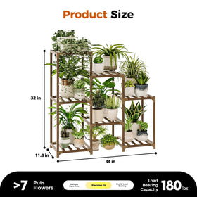 Bamworld plant stand easy screw-free installation for quick setup