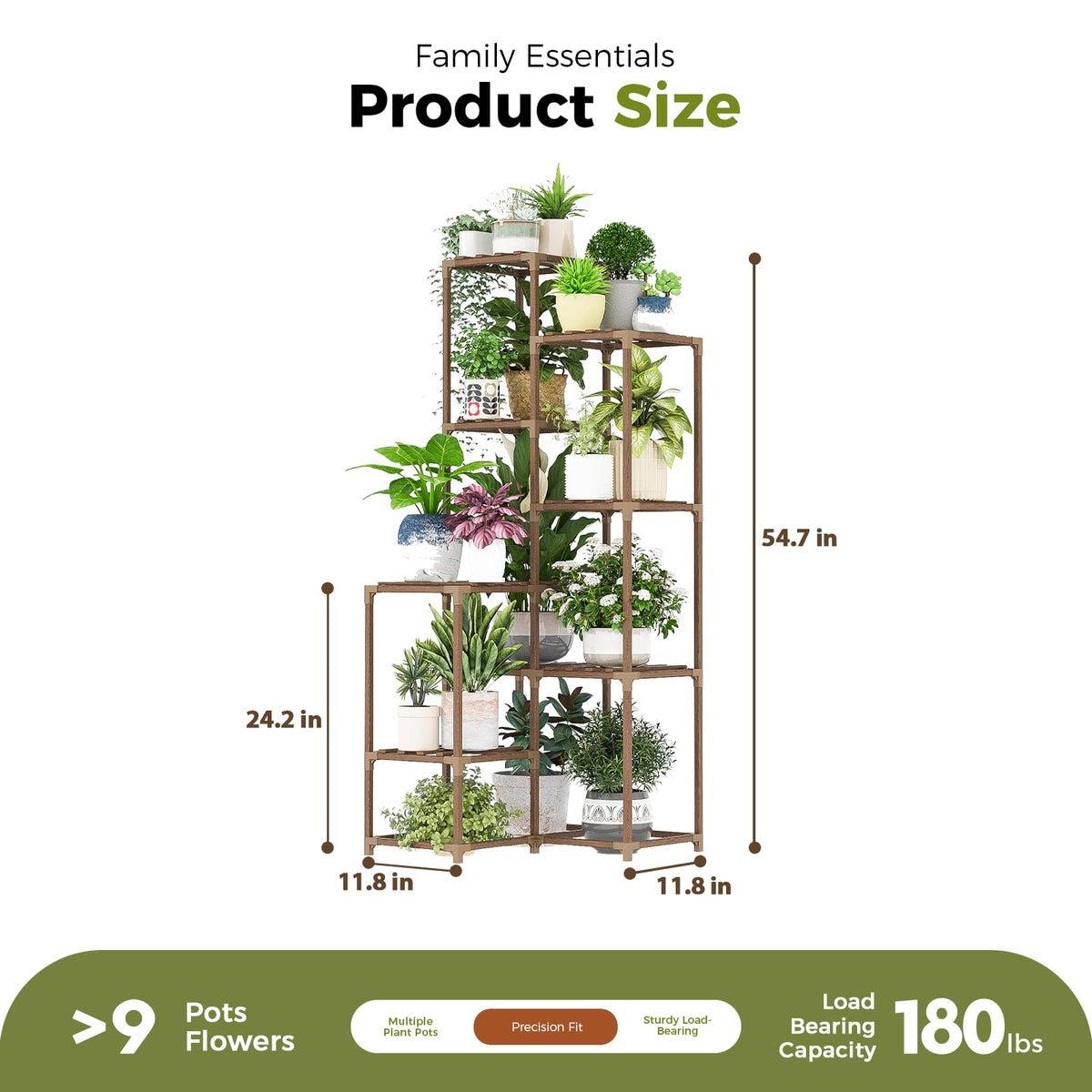 Bamworld carbonized wood stand resists moisture for longer outdoor life.