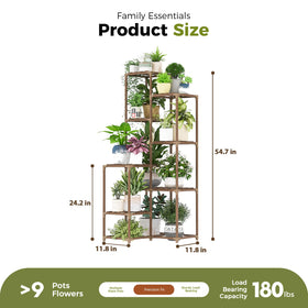 Bamworld carbonized wood stand resists moisture for longer outdoor life.