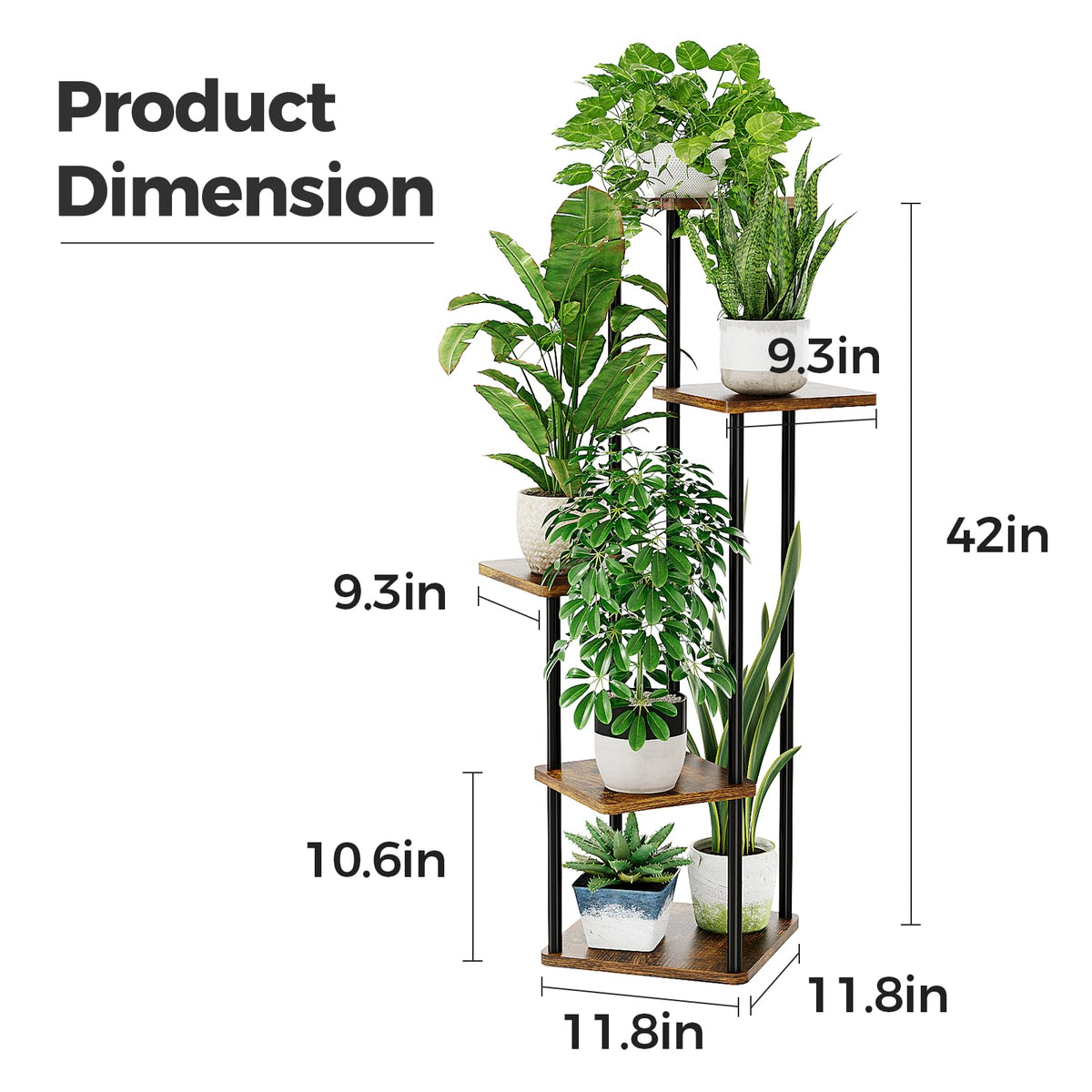 Bamworld premium plant stand enhances balcony and bedroom focal points