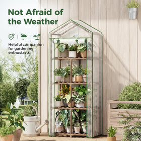Bamworld reusable PE cover provides all-weather plant protection.