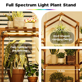 Bamworld roof design with hanging rod enables extra planter display in compact spaces