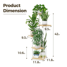 Bamworld space-saving plant stand ideal for small apartments and balconies.