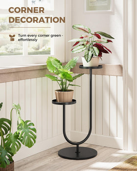 Bamworld space-saving two-tier holder fits into tight corners