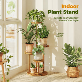 Bamworld sturdy tiered design supports up to 15 lbs per tier for healthy plants.
