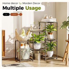 Bamworld versatile plant stand elevates living spaces and gardens