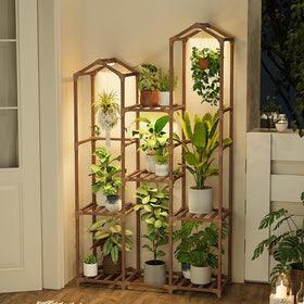 Bamworld warm-light setup enhances ambiance and plant care in living spaces
