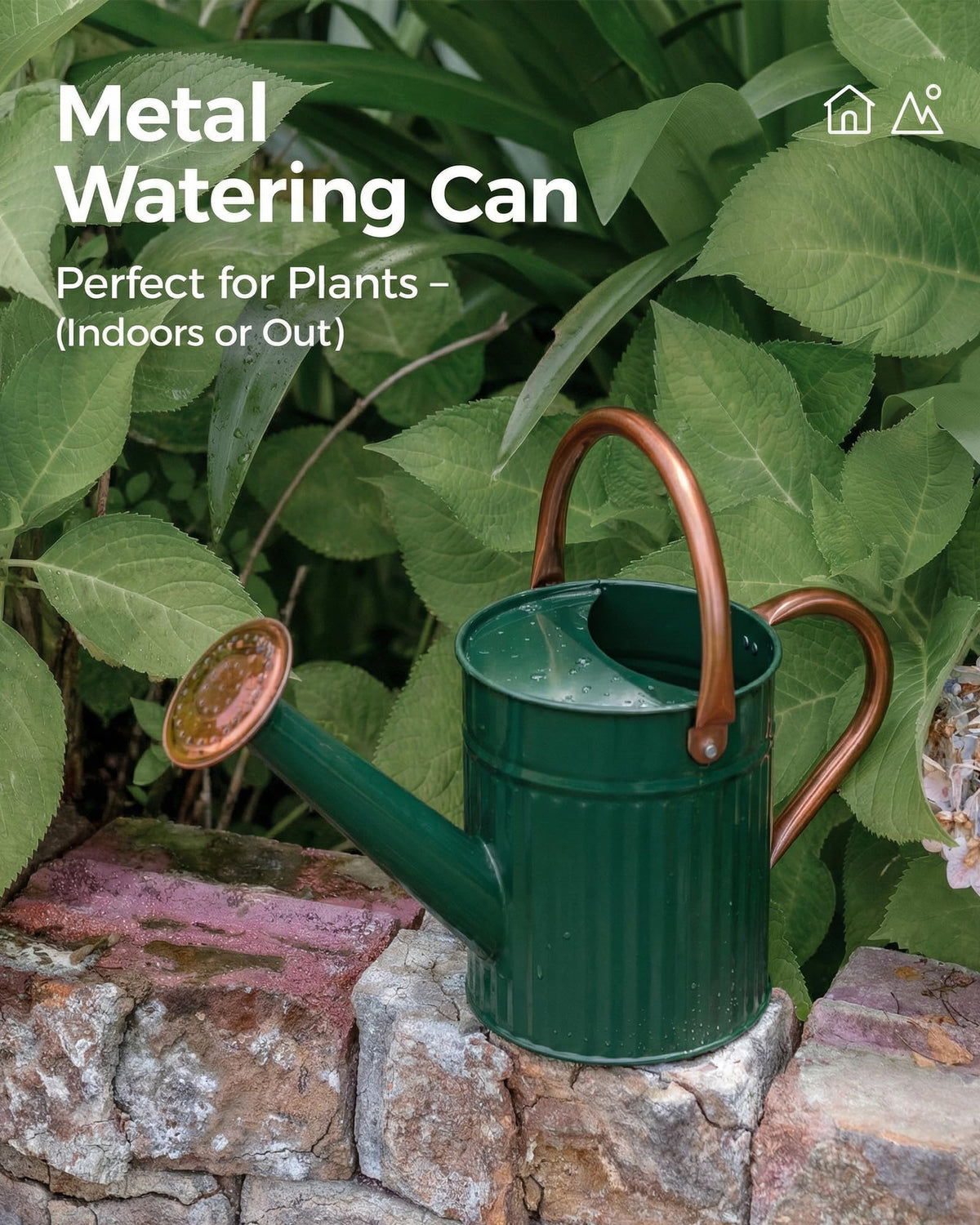 Bamworld watering can showing detachable spout for flexible watering.
