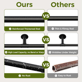 Bamworld thick pipes reinforce strength for multiple planters