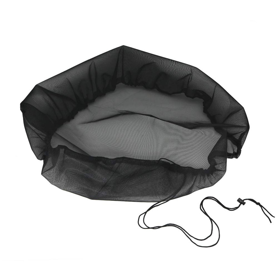 Bandelt 2-pack mesh cover over rain barrel for debris protection and drainage