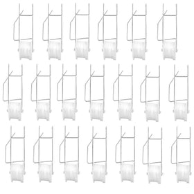 Bandelt tomato trellis roller hooks for vertical gardening with sturdy overhead support