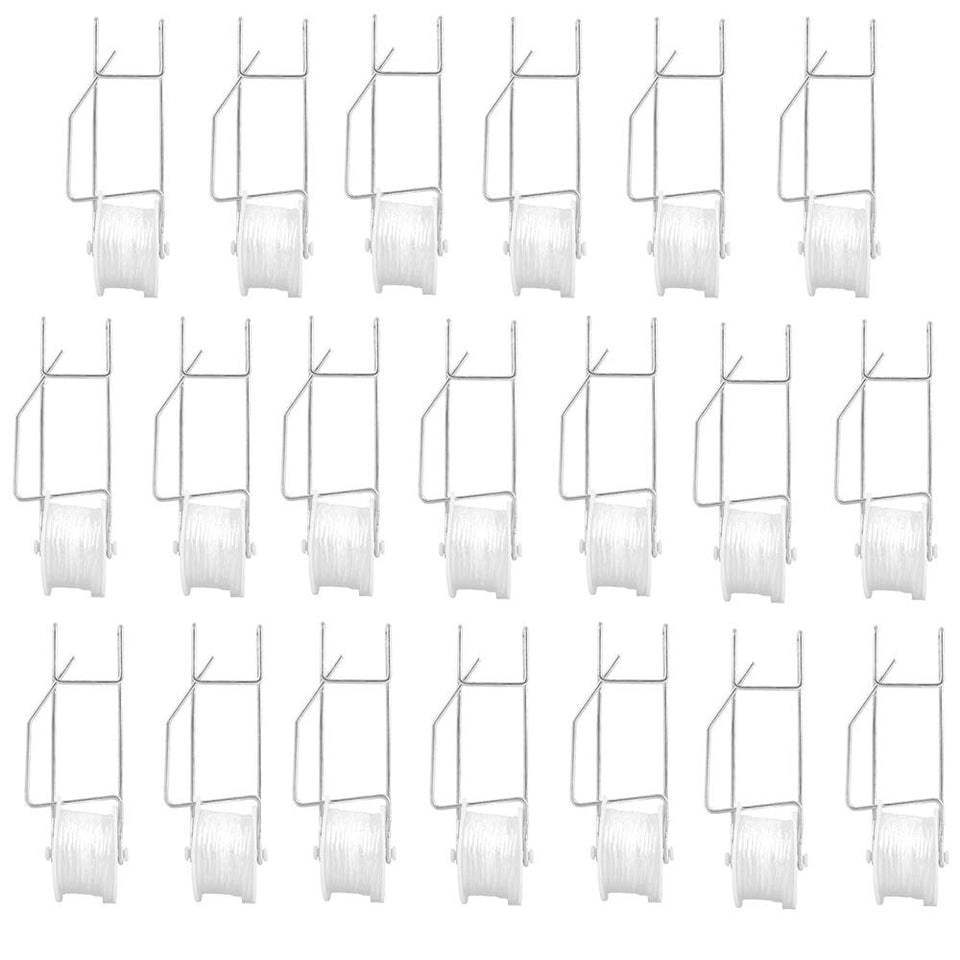 Bandelt tomato trellis roller hooks for vertical gardening with sturdy overhead support