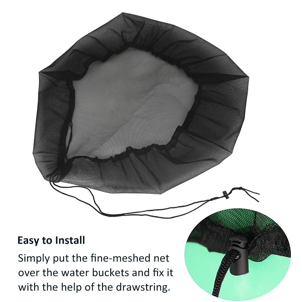 Bandelt transparent mesh keeps water visible and clean in all seasons