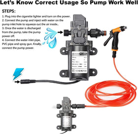 Bang4buck 12V DC operation provides on-the-go cleaning convenience