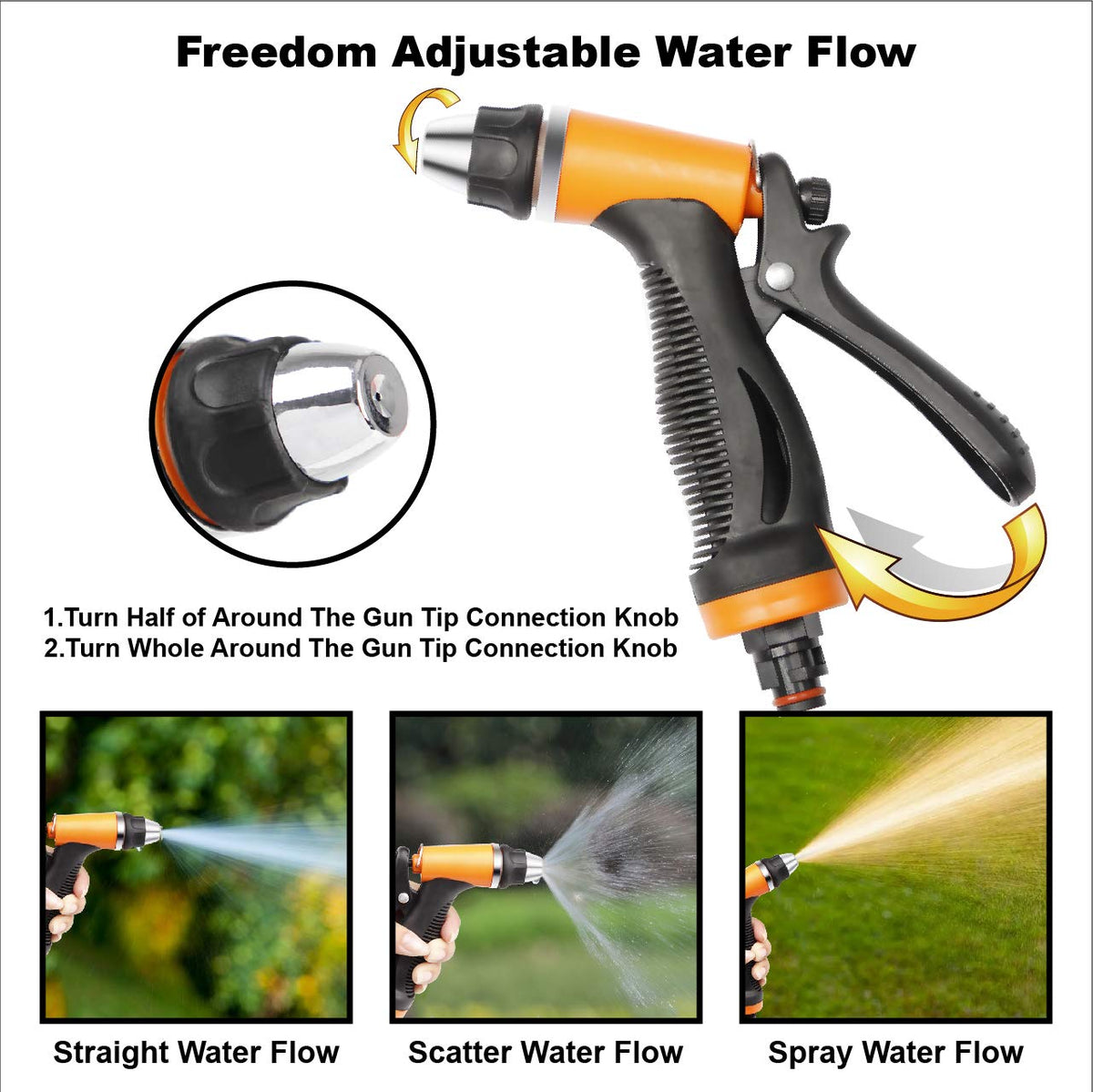Bang4buck 21-3 feet hose extended for wider reach during projects