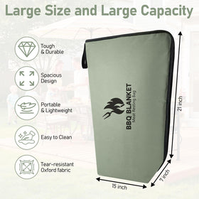 BANGIE BBQ blanket's 5-layer insulation maintains optimal temps for juicy rest.
