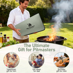 BANGIE sage-green gift-ready design makes a stylish BBQ accessory.