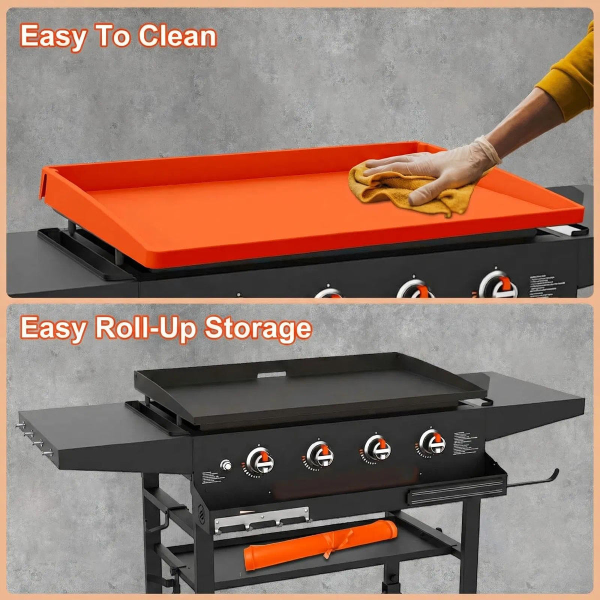 Anti-condensation and rust-prevention features help maintain a pristine grill.