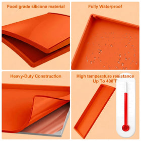 BANGIE durable edge walls prevent corner gaps and leaks during use.