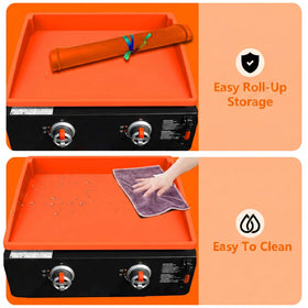 BANGIE food-grade silicone cleans quickly after grilling.