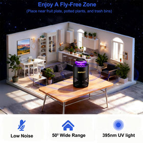 BANPESTT portable USB-powered design fits kitchens, bedrooms, and pantries.