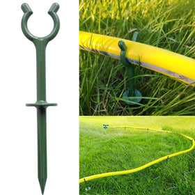 BAOLONG garden hose guide stakes set 10 in box speeds yard watering preparation.