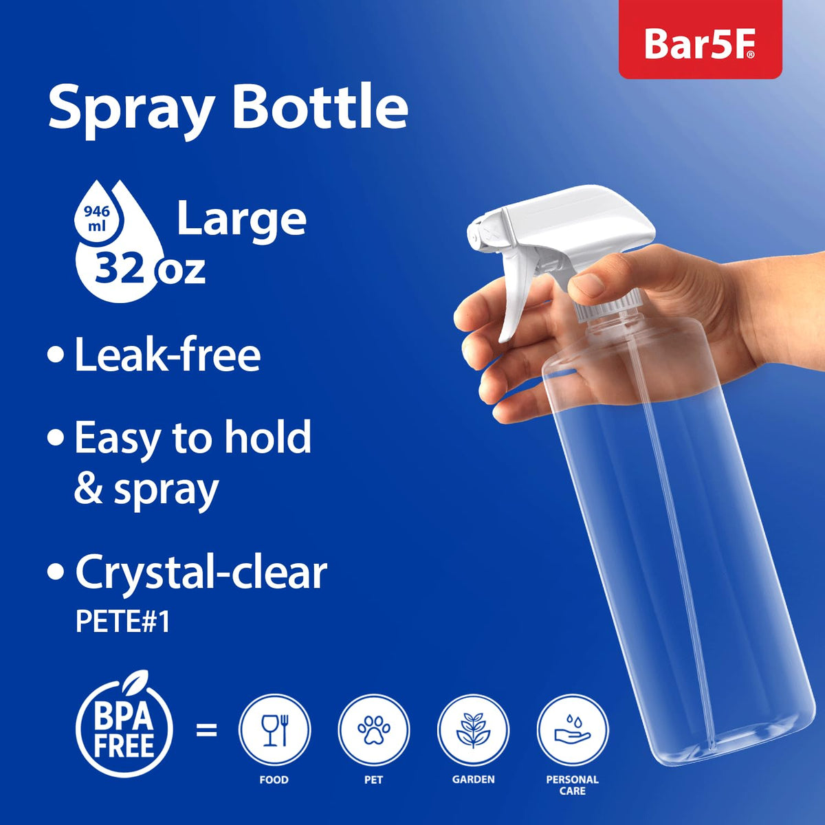 Bar5F Mixor-trigger demonstrates precise misting for plants and DIY cleaners