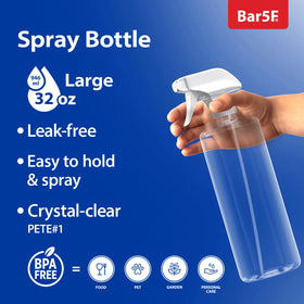 Bar5F Mixor-trigger demonstrates precise misting for plants and DIY cleaners