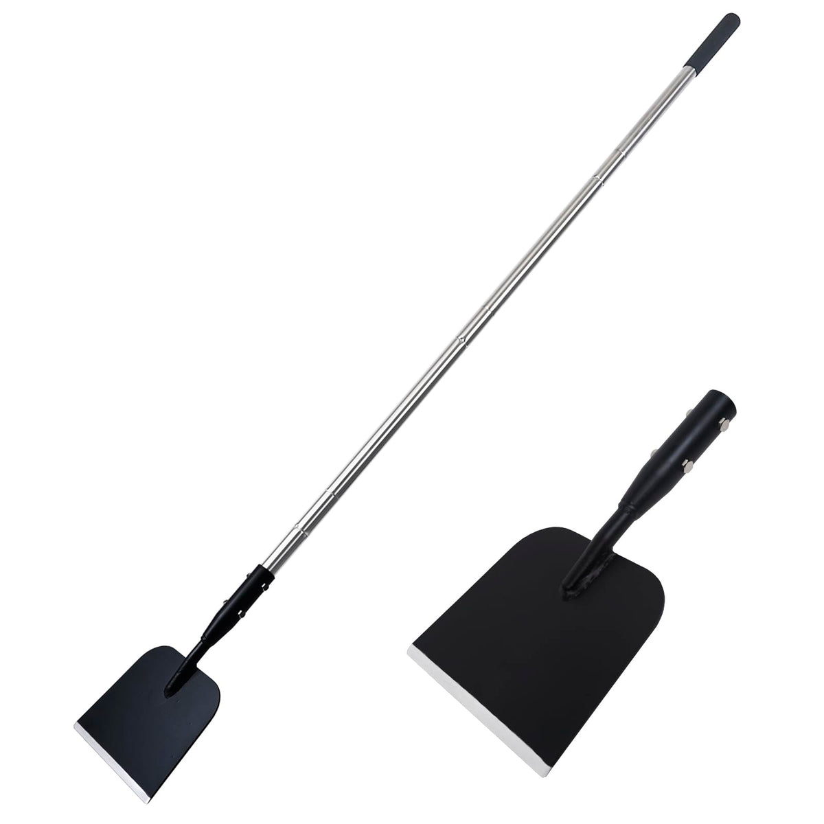 BARAYSTUS adjustable-handle flat shovel enables ergonomic long use.