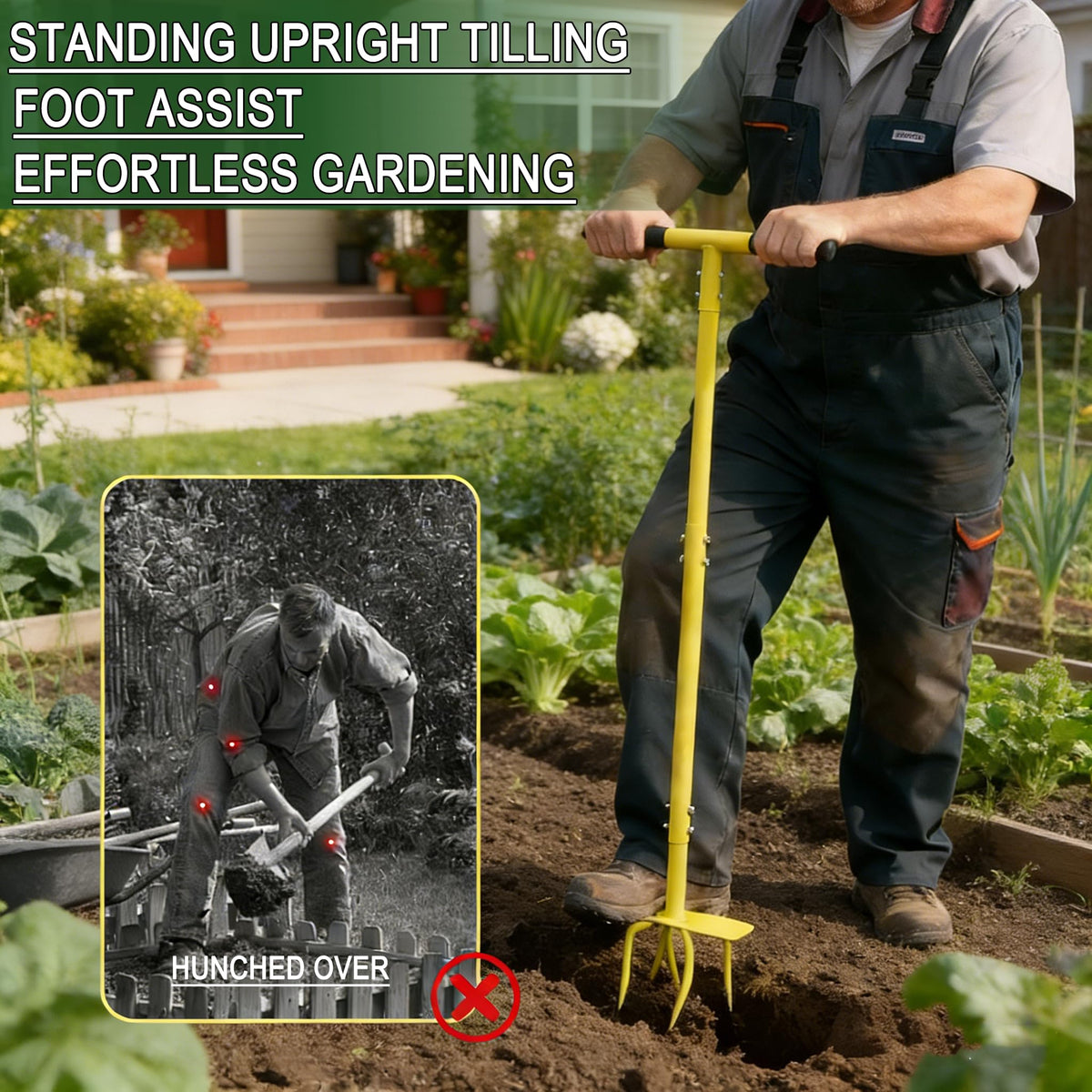 BARAYSTUS durable carbon steel head resists rust and maintains sharpness.