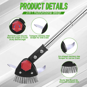 BARAYSTUS easy-to-disassemble four-section handle for compact storage