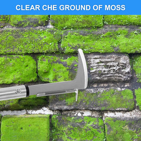 BARAYSTUS ergonomic 55 inch handle reduces hand fatigue during weeding.