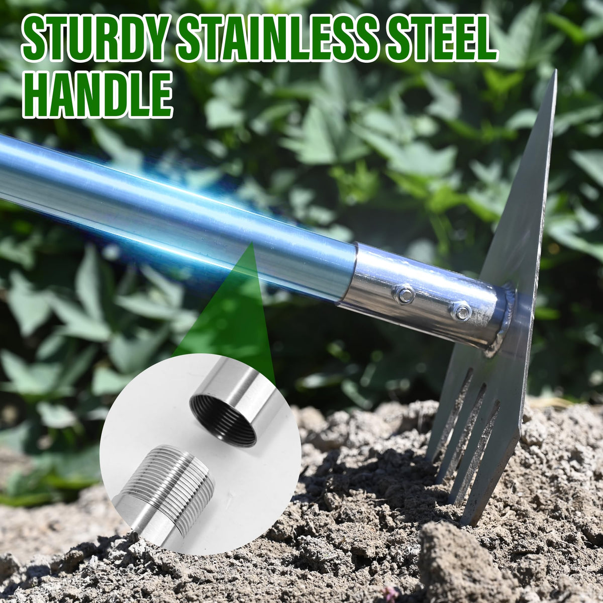 BARAYSTUS 4in1 multi-function design enables weeding, digging and loosening soil