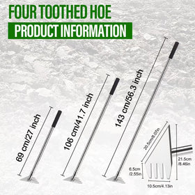 BARAYSTUS hoe three-speed adjustment adapts to different heights and tasks
