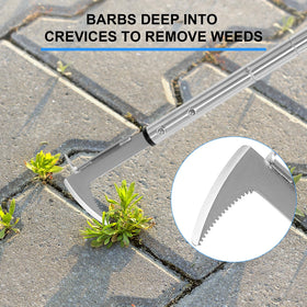 BARAYSTUS L-shaped blade close-up shows sharp, durable design.