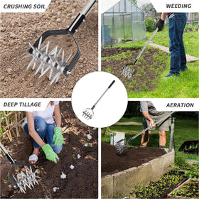 BARAYSTUS mid-wheel design simplifies row tilling and control