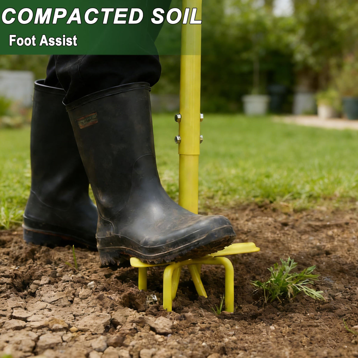 BARAYSTUS pedal with anti-slip texture enhances stability while cultivating.