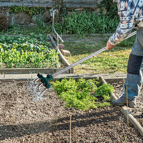 BARAYSTUS Rotary Cultivator easy assembly and compact storage