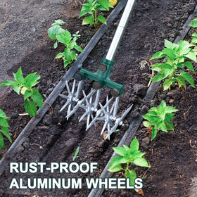 BARAYSTUS Rotary Cultivator four section poles for length adjustment